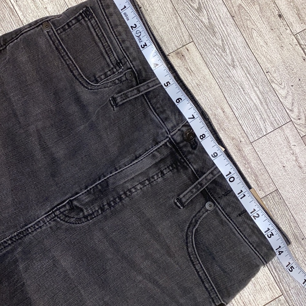 NWT!! Madewell Curvy High Rise Skinny Distressed Jeans Faded Black Size 27 - Picture 4 of 10